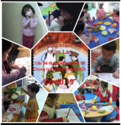 Chương trình “ Cùng chung tay phòng chống dịch Covid” của các bé trường MN Kim Lan đang lan toả rộng rãi chúng ta hãy cùng xem cô trò lớp MG Bé C2 lan toả như thế nào nhé