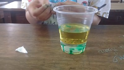 Thí nghiệm : trộn dầu ăn với nước