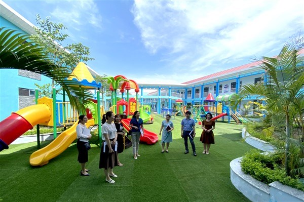 Kết thúc Cuộc thi “Xây dựng trường học xanh - sạch - đẹp - an toàn” huyện Gia Lâm năm học 2021-2022