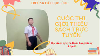 Giới thiệu sách - Nguyễn Doãn Long Giang 4B