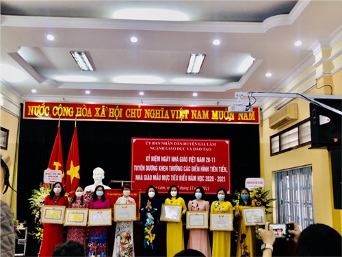Hội nghị kỷ niệm ngày Nhà Giáo Việt Nam 20 - 11